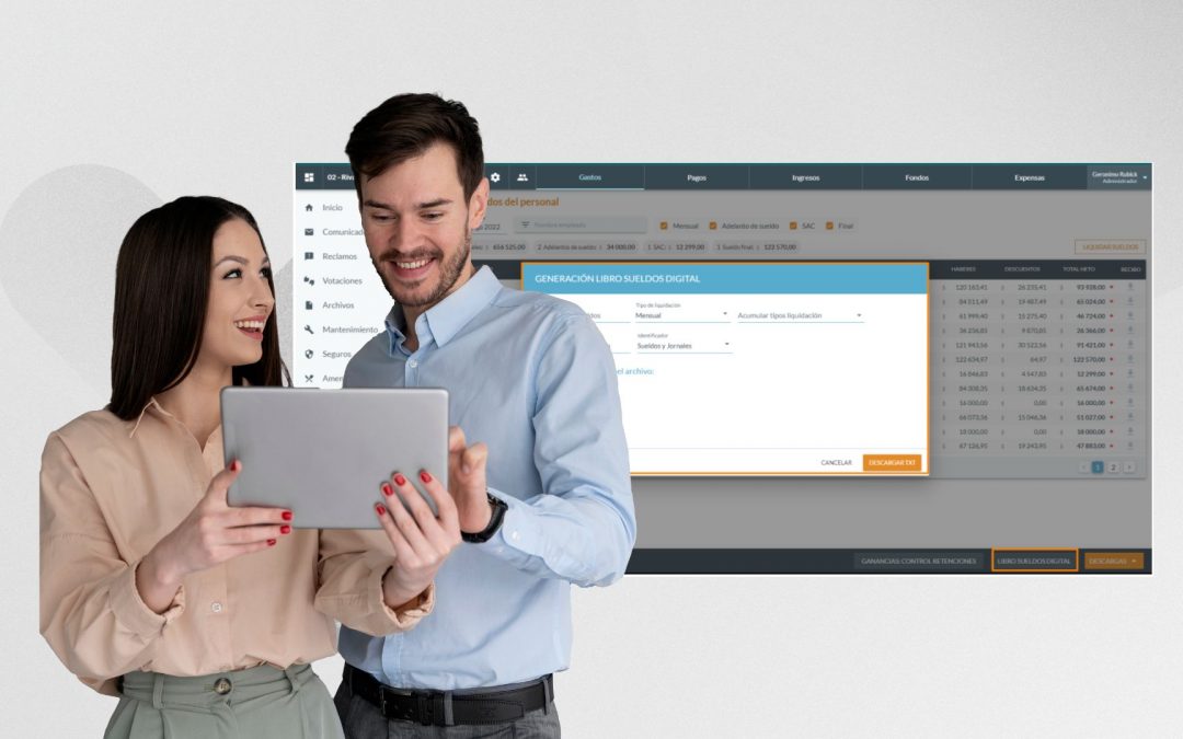 Libro de sueldo digital y administraciones de consorcios